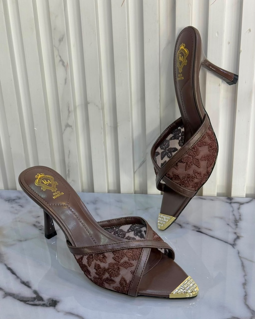 Chaussures avec Talon (Marron Brun, 37)