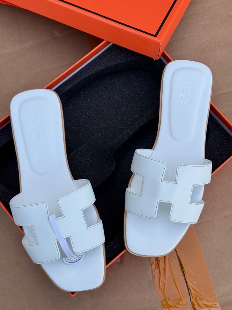 Chaussures Hermes (Blanc, 37)